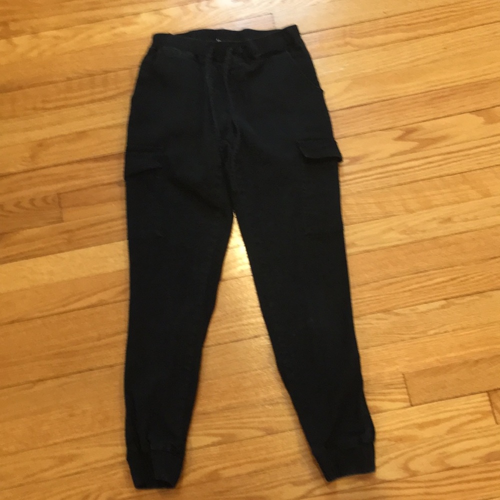 Kohls black cargo joggers juniors